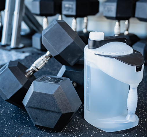 Pair of black dumbbells - BFB